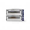Cuptor profesional pizza Trays 44 Glass 2 camere 13800 W interval de temperatura de la 50°C la 500°C 2x 820x840x(H)175 mm