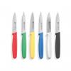 Set 6 x cutit bucatarie, lama inox 7.5 cm / lungime cutit 17.5 cm, manere de 6 culori diferite, respecta normele igiena HACCP