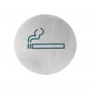 Semn pentru usa, otel inoxidabil - Fumatori - 160 mm