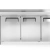 Frigider profesional ARKTIC  Kitchen Line cu 3 usi 390 L 1800x600x(H)850 mm otel inoxidabil -2/8°C 400 W 3 rafturi 2x 430x428 mm, 1x 490x428 mm incluse