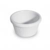 Vas Ramekin melamina 80 ml, diam 8 cm, diam interior 7 cm, H=4 cm, interval min -20 gr. C, max 70 gr. C