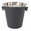 Frapiera inox neagra 22x 20 cm