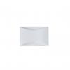 Farfurie portelan ultra rezistent alb, forma dreptunghiulara Torro, 36 x 24 x (H)3 cm