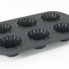 Forma silicon rigid pentru 6 muffin