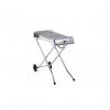 Gratar barbecue, inox, alimentare gaz, suprafata grill 86x26 cm, 7.5 kW, baza pliabila si mobila, Xenon Pro