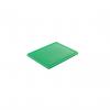 Tocator verde, 26.5x32.5x(H)1.2 cm - GN1/2, cu sant de scurgere, polietilena HDPE 500, respecta normele de igiena HACCP