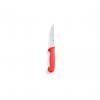 Cutit bucatarie, lama inox rezistenta de 15 cm, lungime cutit 29 cm, maner rosu, conform cu standardele de igiena HACCP