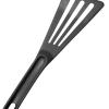 Spatula perforata , termorezistenta pana la 240 gr C, 30 cm, Negru