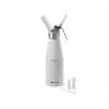 Aparat / sifon frisca Kitchen Line, capacitate 0.95 lt, diam 9.5 x (H) 32 cm, incluse 3 duze polipropilena si perie curatare