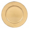Farfurie suport din polipropilena 33 cm, gold