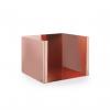 Suport servetele din otel inoxidabil placat cu cupru 130x130x(H)100 mm