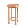 Butuc din lemn pe suport din lemn 400x400x(H)150 mm