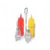 Set condimente cu suport servire, 4 piese: sare piper, ketchup, mustar, 148x140x(H)250 mm, 2x200 ml