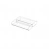 Suport pentru meniu, set 6 bucati, 80x72x(H)20 mm, plexiglas transparent