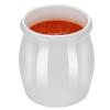 Vas dressing 125 ml, portelan termorezistent, alb stralucitor