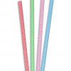 Set 20 paie plastic raiate colorate reutilizabile diametru 8 mm