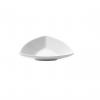 Set 6 vase aperitive triunghiular, portelan alb termorezistent 600 gr C, 10 x 20 x 2.5 cm