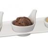 Set Gourmet (tava si 3 boluri) - melamina alba