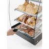 Vitrina frigorifica de prezentare  profesionala  75 L, 3 rafturi reglabile pe inaltime,  Inox Interval de temperatura 2/8 ° C 2 W 415x390x(H)716 mm