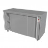 Masa calda cu usi glisante, din inox